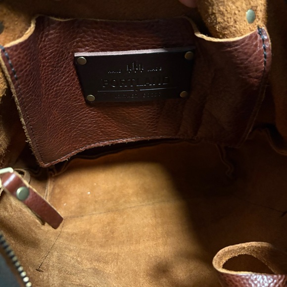 Brown Leather Tote Bag - Picture 5 of 6